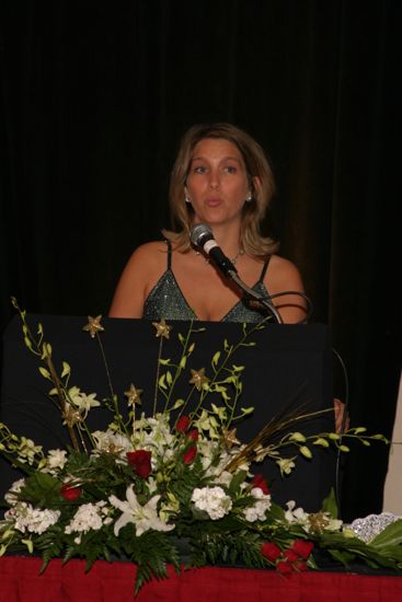 Melissa Ashbey Speaking at Convention Carnation Banquet Photograph, July 11, 2004 (image)