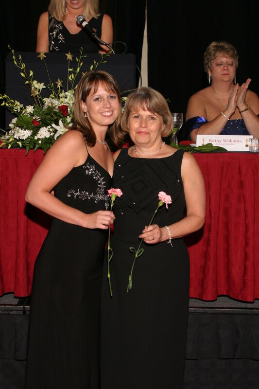 July 11 Unidentified Mother and Daughter at Convention Carnation Banquet Photograph 8 Image