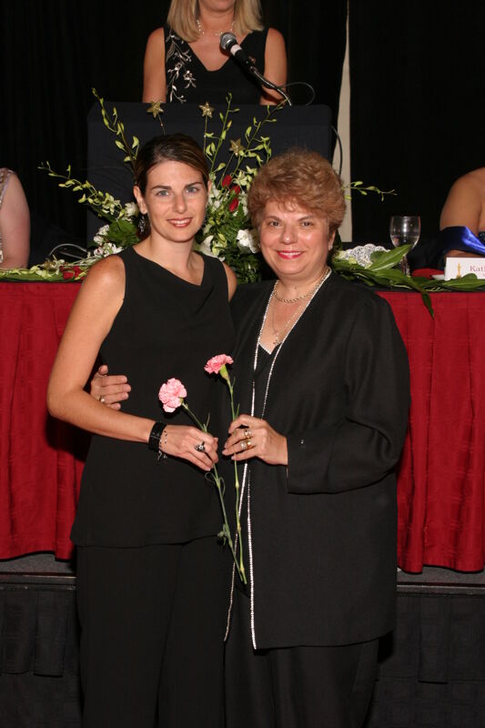 July 11 Unidentified Mother and Daughter at Convention Carnation Banquet Photograph 7 Image
