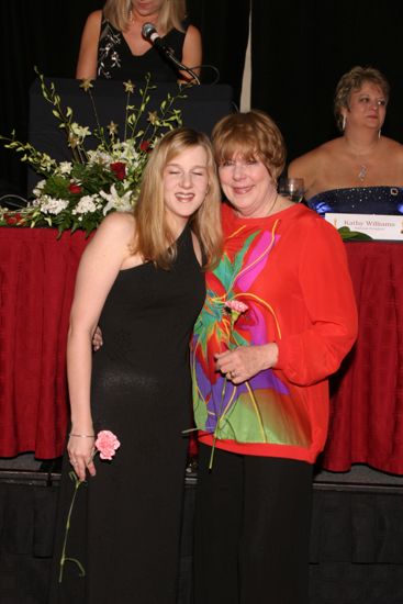 Dusty Manson and Granddaughter at Convention Carnation Banquet Photograph, July 11, 2004 (image)