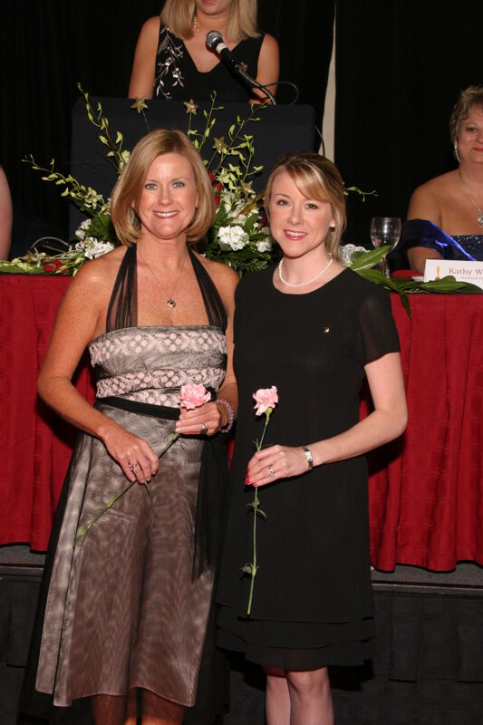 Unidentified Mother and Daughter at Convention Carnation Banquet Photograph 9, July 11, 2004 (Image)