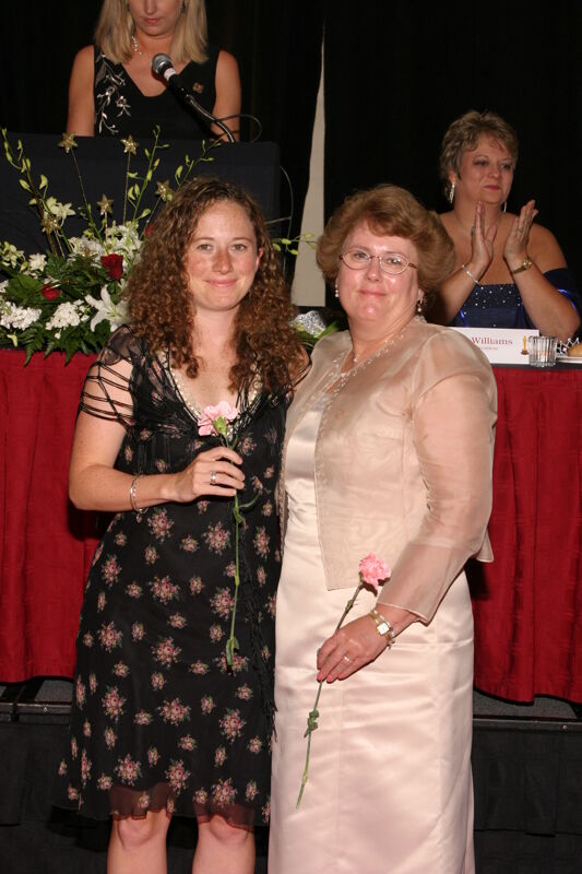 July 11 Unidentified Mother and Daughter at Convention Carnation Banquet Photograph 5 Image