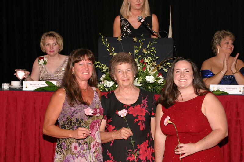 Mother, Daughter, and Granddaughter at Convention Carnation Banquet Photograph, July 11, 2004 (Image)