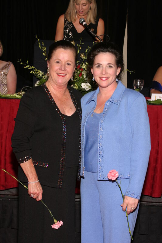 July 11 Shellye McCarty and Mary Helen Griffis at Convention Carnation Banquet Photograph Image