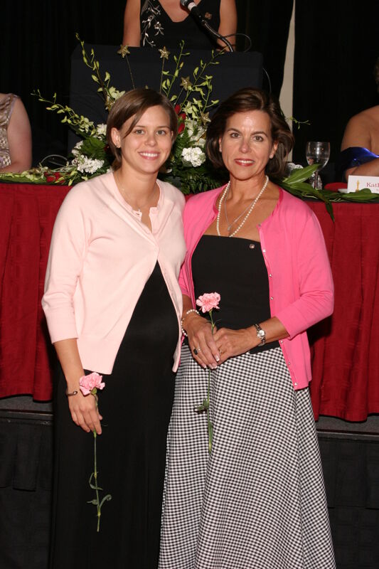 July 11 Unidentified Mother and Daughter at Convention Carnation Banquet Photograph 4 Image