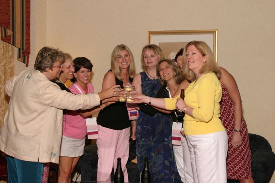 National Council Making a Toast at Convention Officers' Party Photograph 3, July 7, 2004 (image)