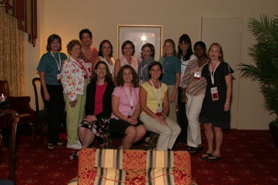 Group of 13 at Convention Officers' Party Photograph 1, July 7, 2004 (image)