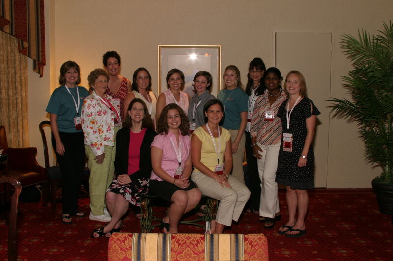 Group of 13 at Convention Officers' Party Photograph 3, July 7, 2004 (Image)