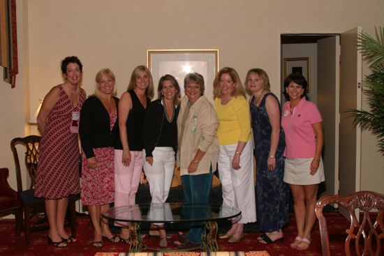 Jen Wooley and National Council at Convention Officers' Party Photograph 1, July 7, 2004 (image)