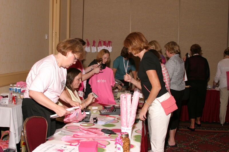 Phi Mus Shopping in Convention Marketplace Photograph, July 8-11, 2004 (Image)