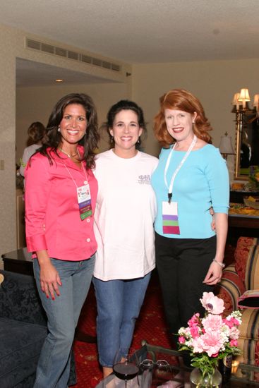 Smith, Griffis, and Unidentified at Convention Officers' Party Photograph 1, July 7, 2004 (image)