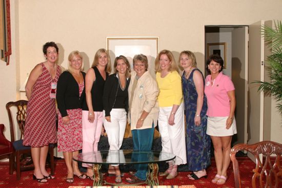 Jen Wooley and National Council at Convention Officers' Party Photograph 2, July 7, 2004 (image)