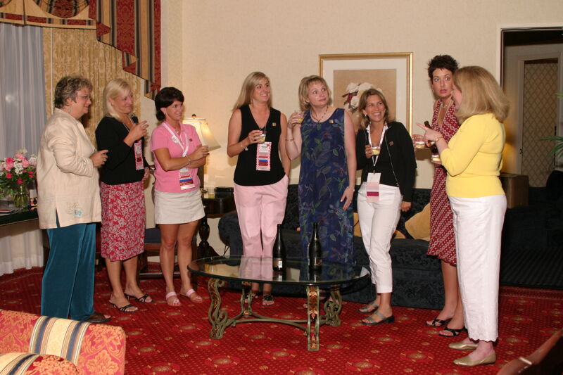 National Council Making a Toast at Convention Officers' Party Photograph 6, July 7, 2004 (Image)