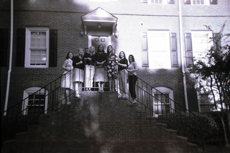 Chapter Consultants on Stairs During Convention Photograph 1, July 8-11, 2004 (Image)