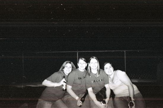 Four Chapter Consultants With Drinks at Convention Photograph, July 8-11, 2004 (image)