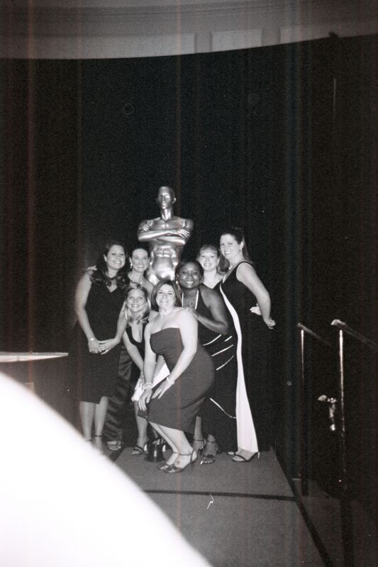 July 11 Chapter Consultants With Statue at Convention Carnation Banquet Photograph 2 Image