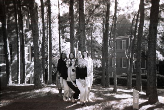 Chapter Consultants Outside During Convention Photograph 2, July 8-11, 2004 (image)