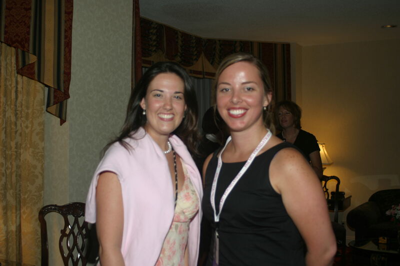 Two Phi Mus at Convention Officers' Party Photograph, July 7, 2004 (Image)