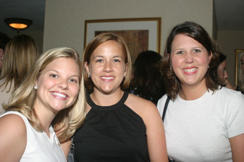 Three Phi Mus at Convention Officers' Party Photograph 3, July 7, 2004 (Image)
