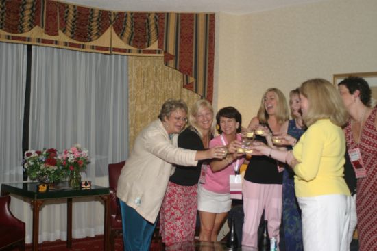 National Council Making a Toast at Convention Officers' Party Photograph 9, July 7, 2004 (image)