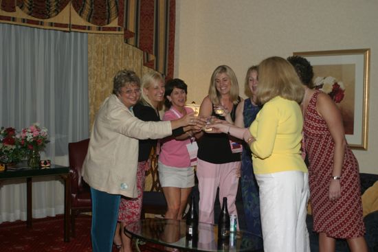 National Council Making a Toast at Convention Officers' Party Photograph 8, July 7, 2004 (image)