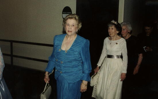 Williamson, Peterson, and Henry Entering Carnation Banquet Photograph, July 4-8, 2002 (image)