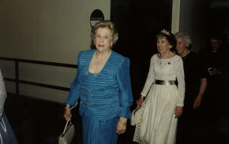 Williamson, Peterson, and Henry Entering Carnation Banquet Photograph, July 4-8, 2002 (Image)