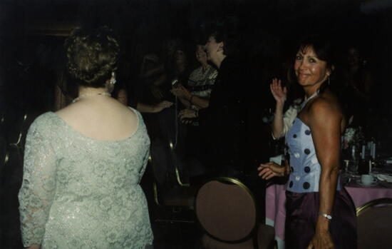 Phi Mus Standing at Carnation Banquet Photograph, July 4-8, 2002 (image)