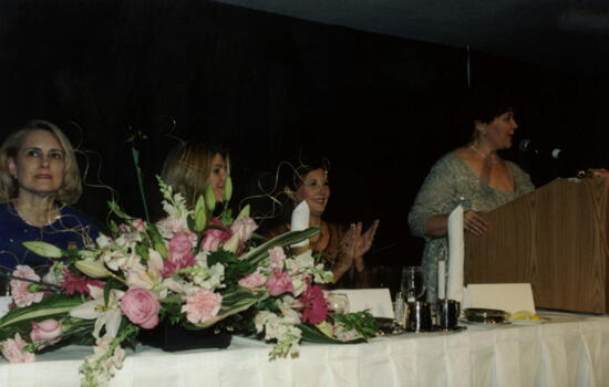 Head Table and Speaker at Carnation Banquet Photograph 1, July 4-8, 2002 (image)