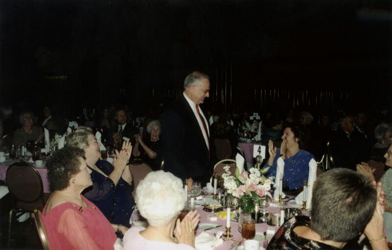 Gentleman Recognized at Carnation Banquet Photograph 1, July 4-8, 2002 (Image)