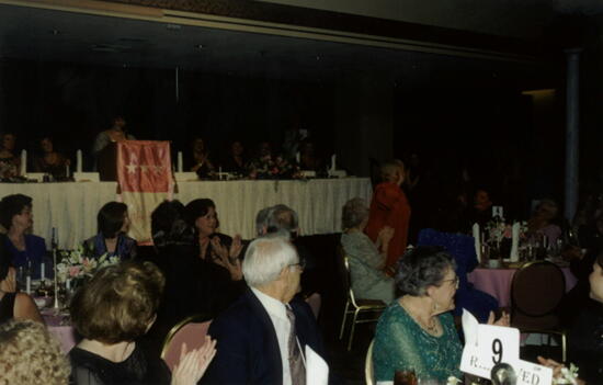 Phi Mu Recognized at Carnation Banquet Photograph, July 4-8, 2002 (image)