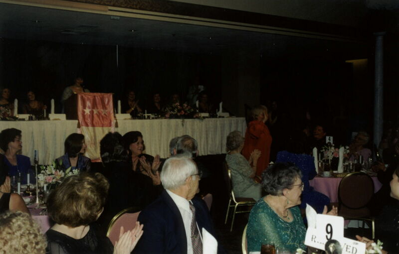 Phi Mu Recognized at Carnation Banquet Photograph, July 4-8, 2002 (Image)