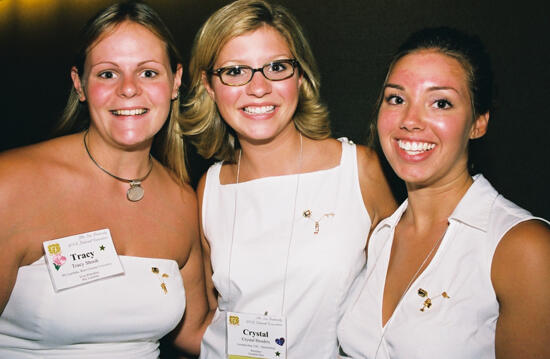 Shook, Hendrix, and Unidentified at Convention Photograph, July 4-8, 2002 (image)