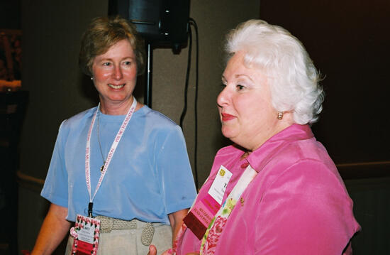 Lucy Stone and Tena Hall at Convention Photograph 2, July 4-8, 2002 (image)