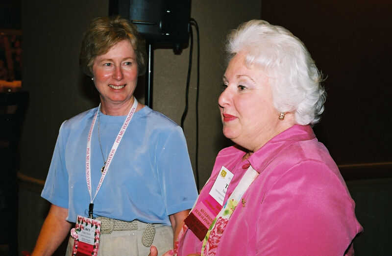 Lucy Stone and Tena Hall at Convention Photograph 2, July 4-8, 2002 (Image)