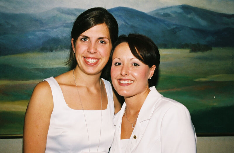 Two Unidentified Phi Mus at Convention Photograph 2, July 4-8, 2002 (Image)