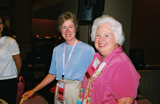 Lucy Stone and Tena Hall at Convention Photograph 1, July 4-8, 2002 (image)