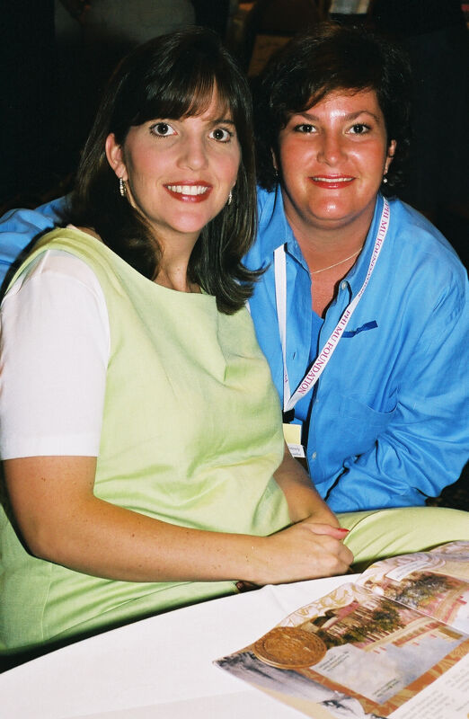 Two Unidentified Phi Mus at Convention Photograph 3, July 4-8, 2002 (Image)