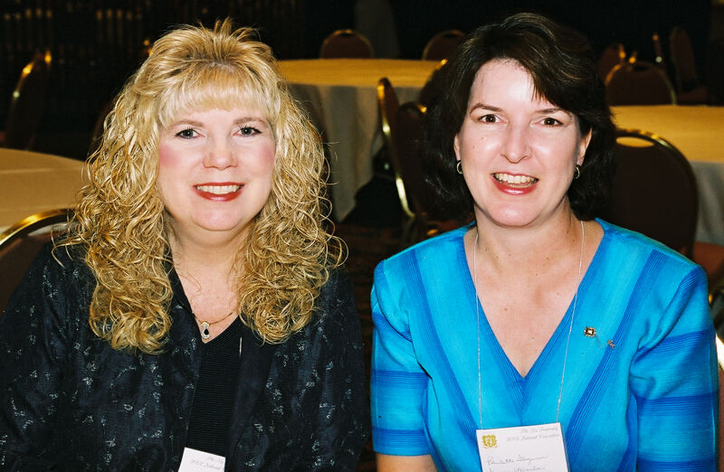 Unidentified and Paulette Ferguson at Convention Photograph, July 4-8, 2002 (Image)