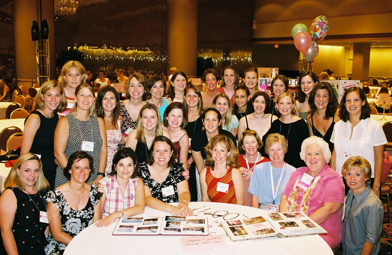 Alpha Epsilon Chapter Members at Convention Photograph 2, July 4-8, 2002 (Image)