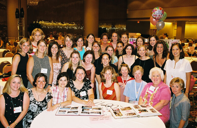 Alpha Epsilon Chapter Members at Convention Photograph 1, July 4-8, 2002 (Image)