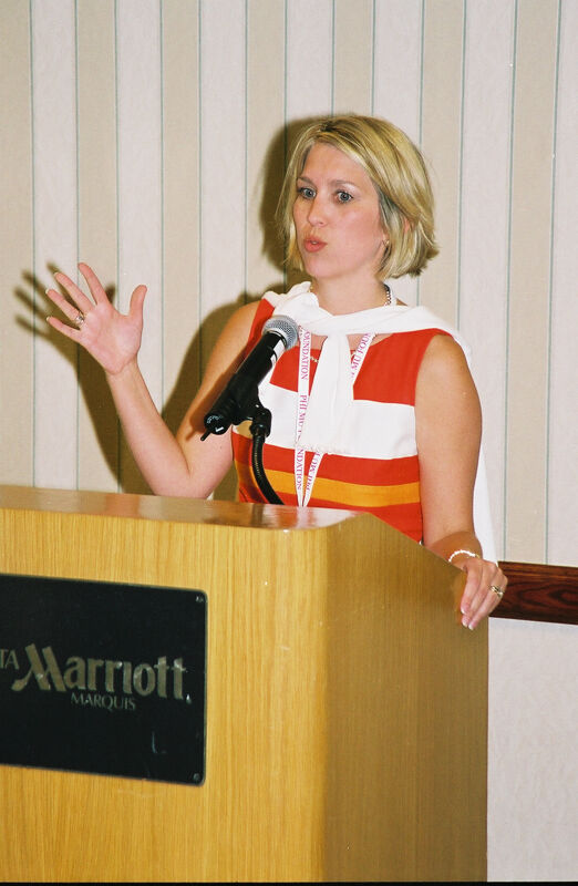 Unidentified Phi Mu Leading Convention Workshop Photograph 1, July 4-8, 2002 (Image)