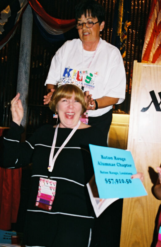 Dusty Manson at Children's Miracle Network Recognition at Convention Photograph 1, July 4-8, 2002 (Image)