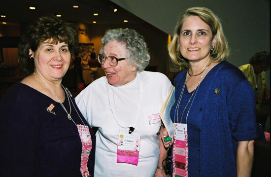 Johnson, Shepard, and Stallard at Convention Photograph, July 4-8, 2002 (image)