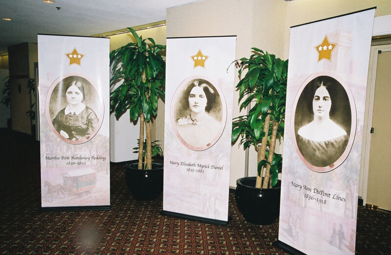 Convention Founders' Banners Photograph 2, July 4-8, 2002 (Image)
