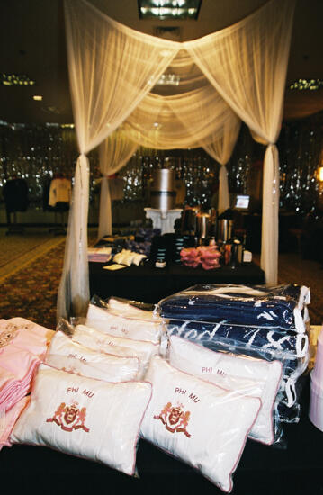 Phi Mu Pillows in Convention Carnation Shop Photograph, July 4-8, 2002 (image)