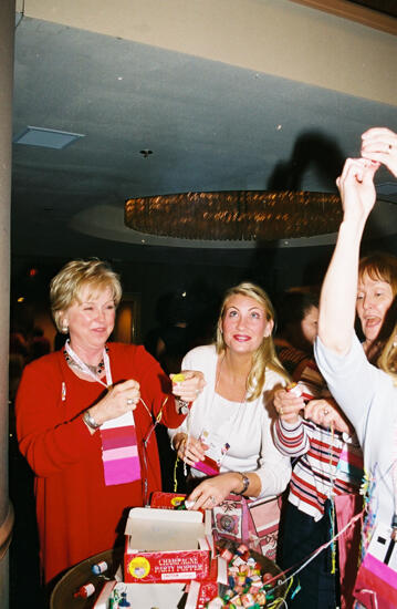 Lana Lewis and Others Set Off Poppers at Convention Photograph 7, July 4, 2002 (image)