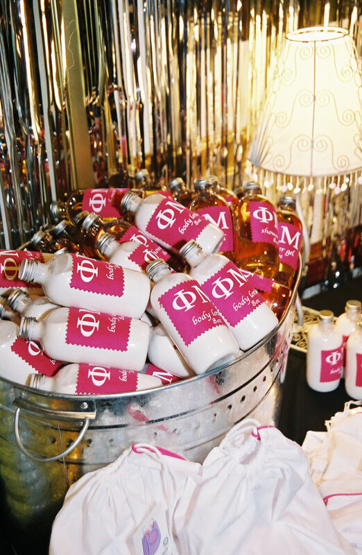 Phi Mu Body Lotion in Convention Carnation Shop Photograph, July 4-8, 2002 (Image)