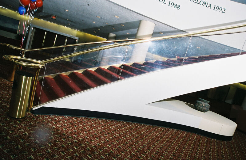 Atlanta Marriott Marquis Hotel Staircase Photograph 2, July 4-8, 2002 (Image)