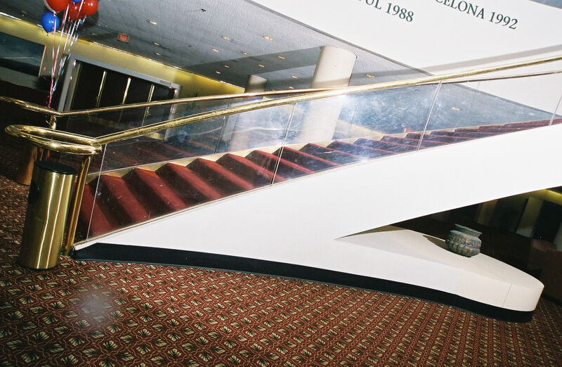 Atlanta Marriott Marquis Hotel Staircase Photograph 3, July 4-8, 2002 (Image)